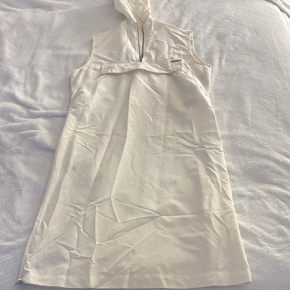 Valentino White Quilted Fabric with Logo Detail